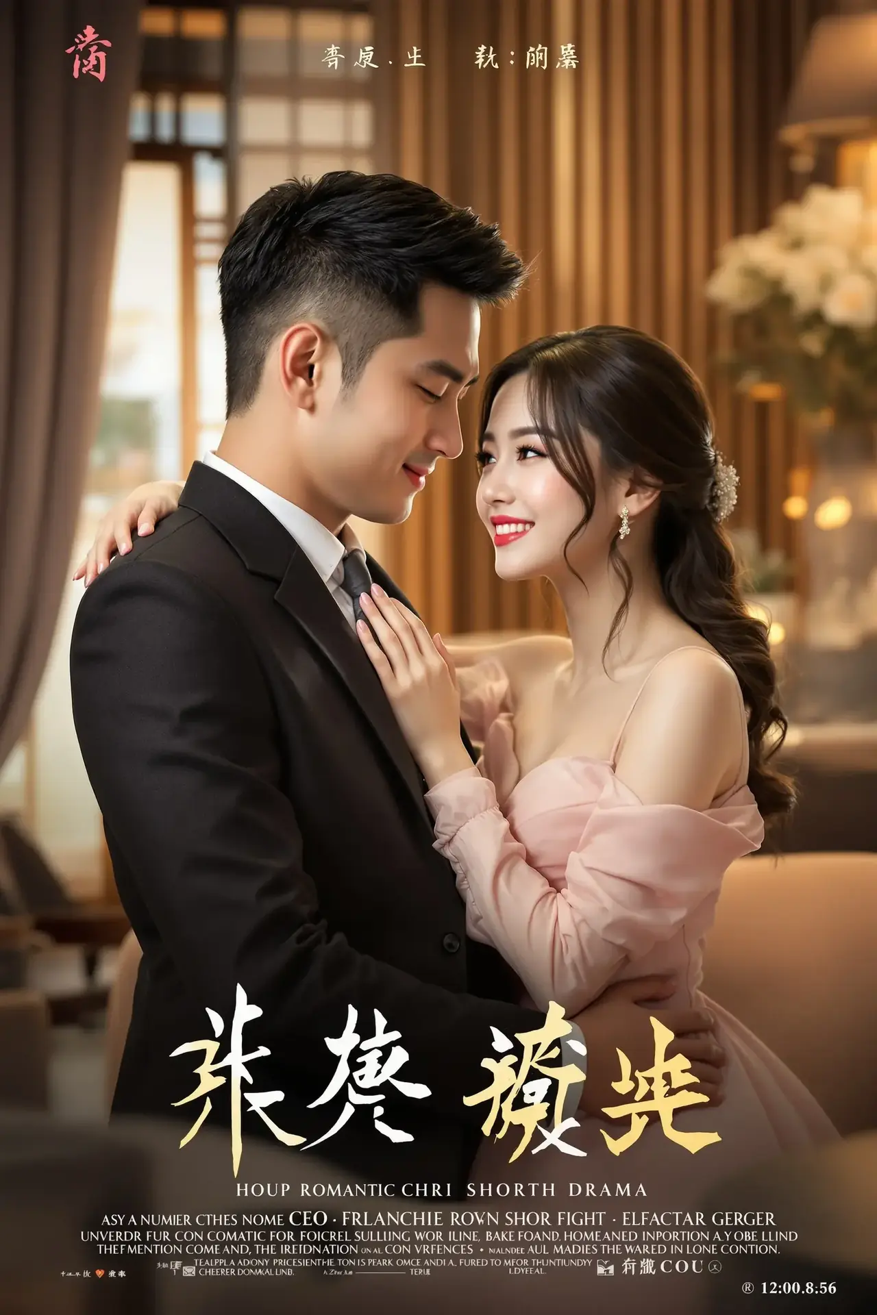 甜妻驾到：总裁请签收封面，甜宠短剧，黄果短剧热播榜第4名